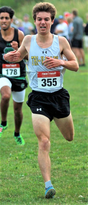 Tri-Valley's Ryan Meadows competed in the Otterbein CC Invitational on Saturday. The senior finished third overall against a field of mostly Division I teams.