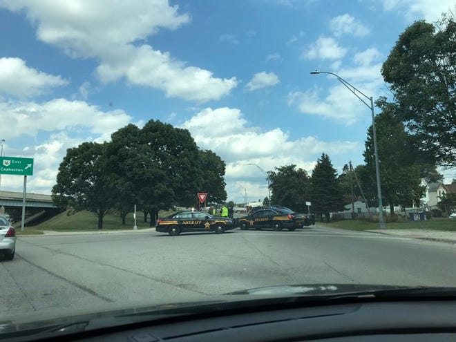 Sheriff deputies have closed access to Ohio 16 at Cedar Street in Newark after a crash reportedly involving a high-speed semi.