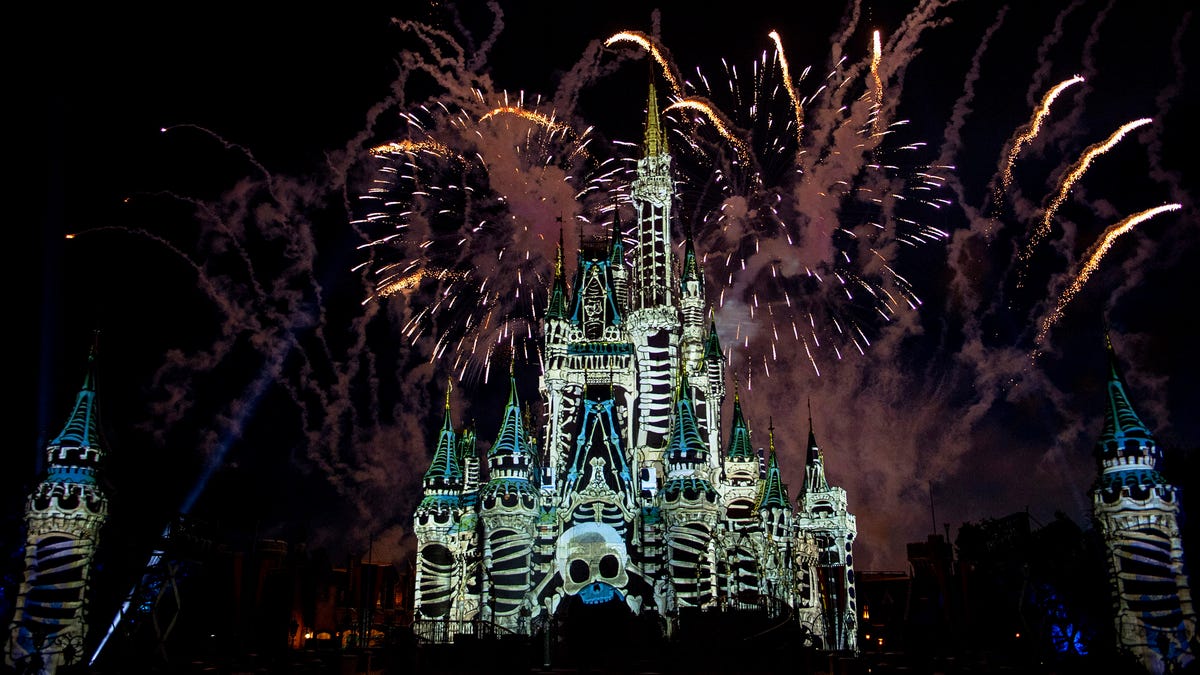 Disney's Not So Spooky Spectacular Fireworks- David Roark, Disney. At Walt Disney World's Magic Kingdom    The new 