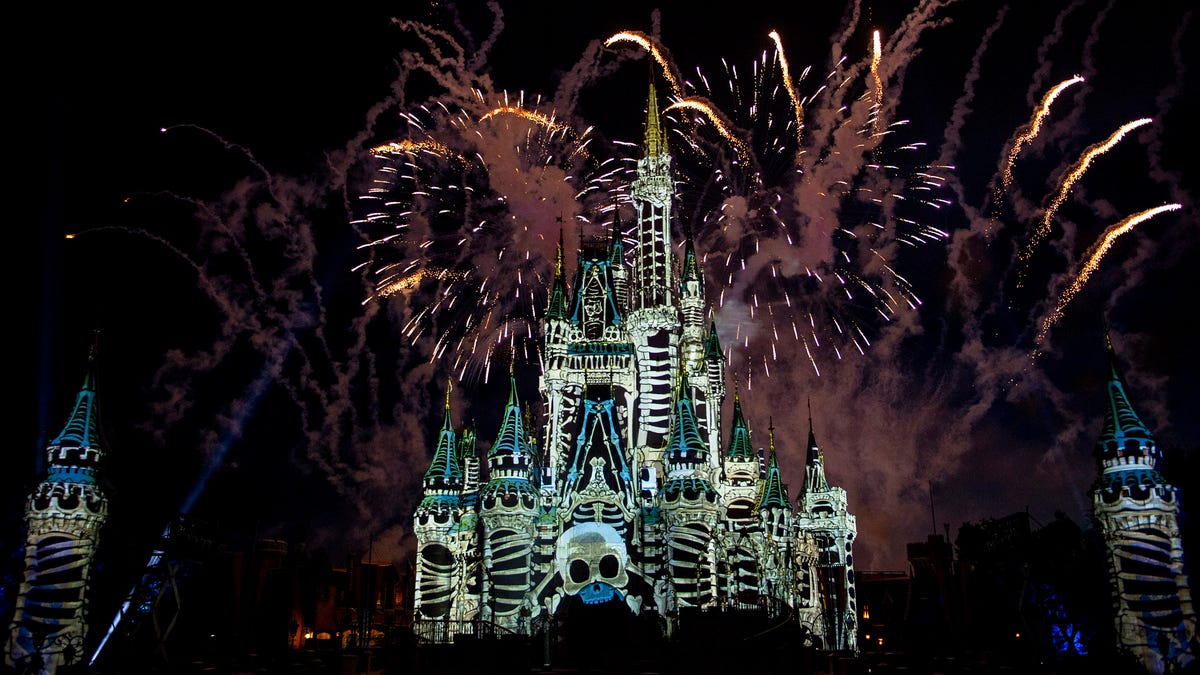 Disney's Not So Spooky Spectacular Fireworks- David Roark, Disney. At Walt Disney World's Magic Kingdom    The new 