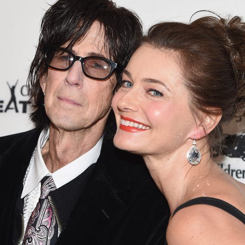 Ric Ocasek and Paulina Porizkova attend the Childr