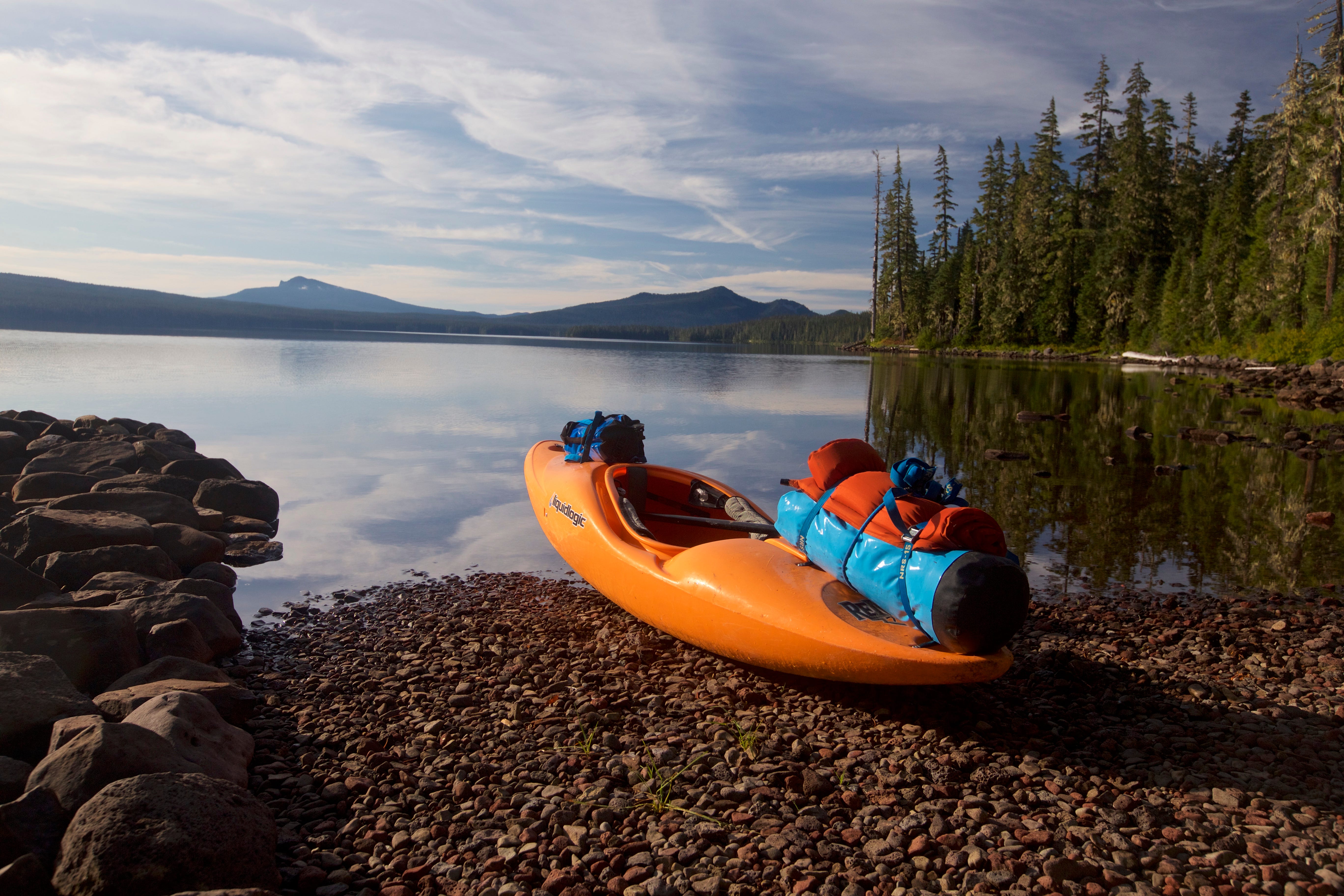 Find Hidden Boat In Campsites At Waldo Lake With A Canoe Or Kayak