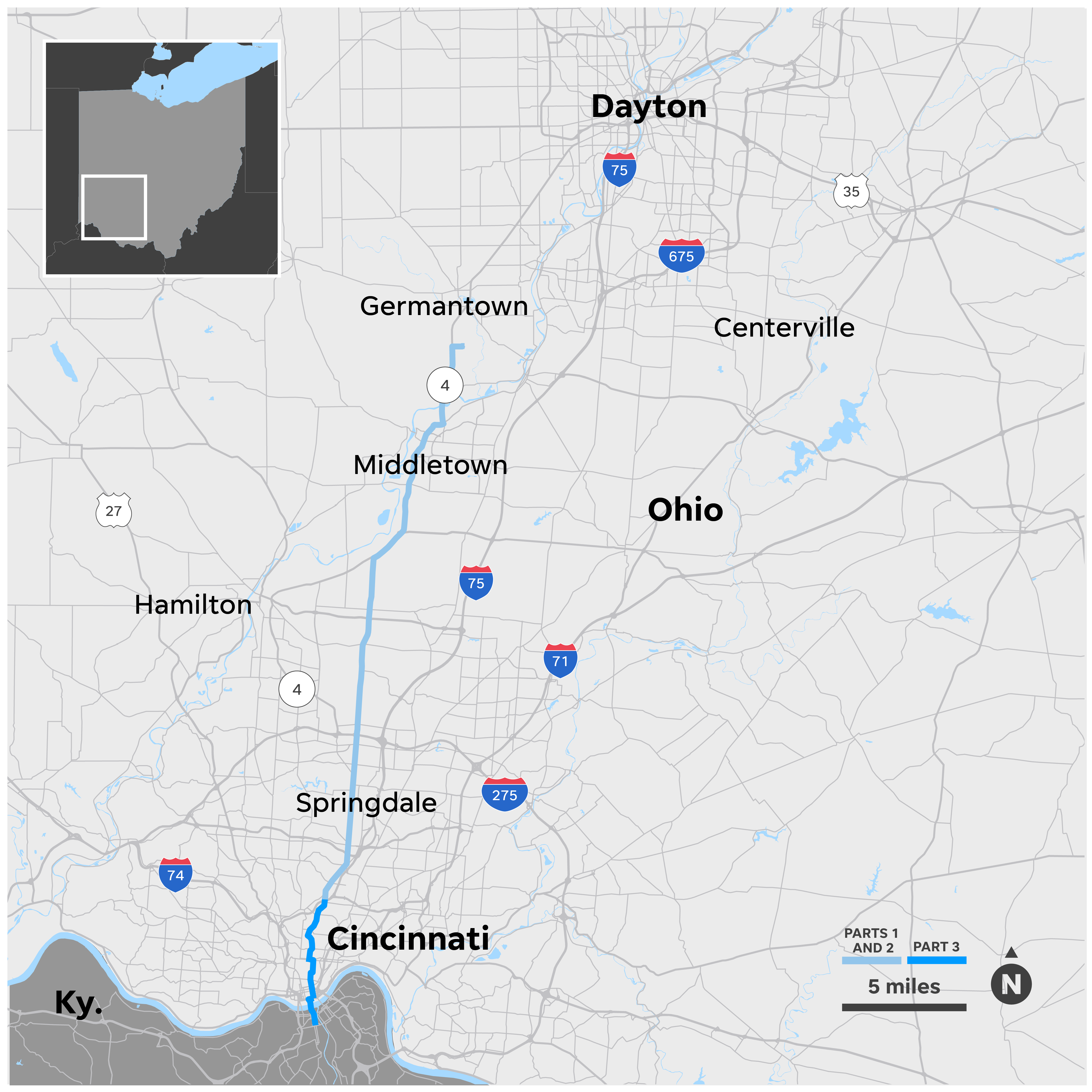 The Road Overview Map