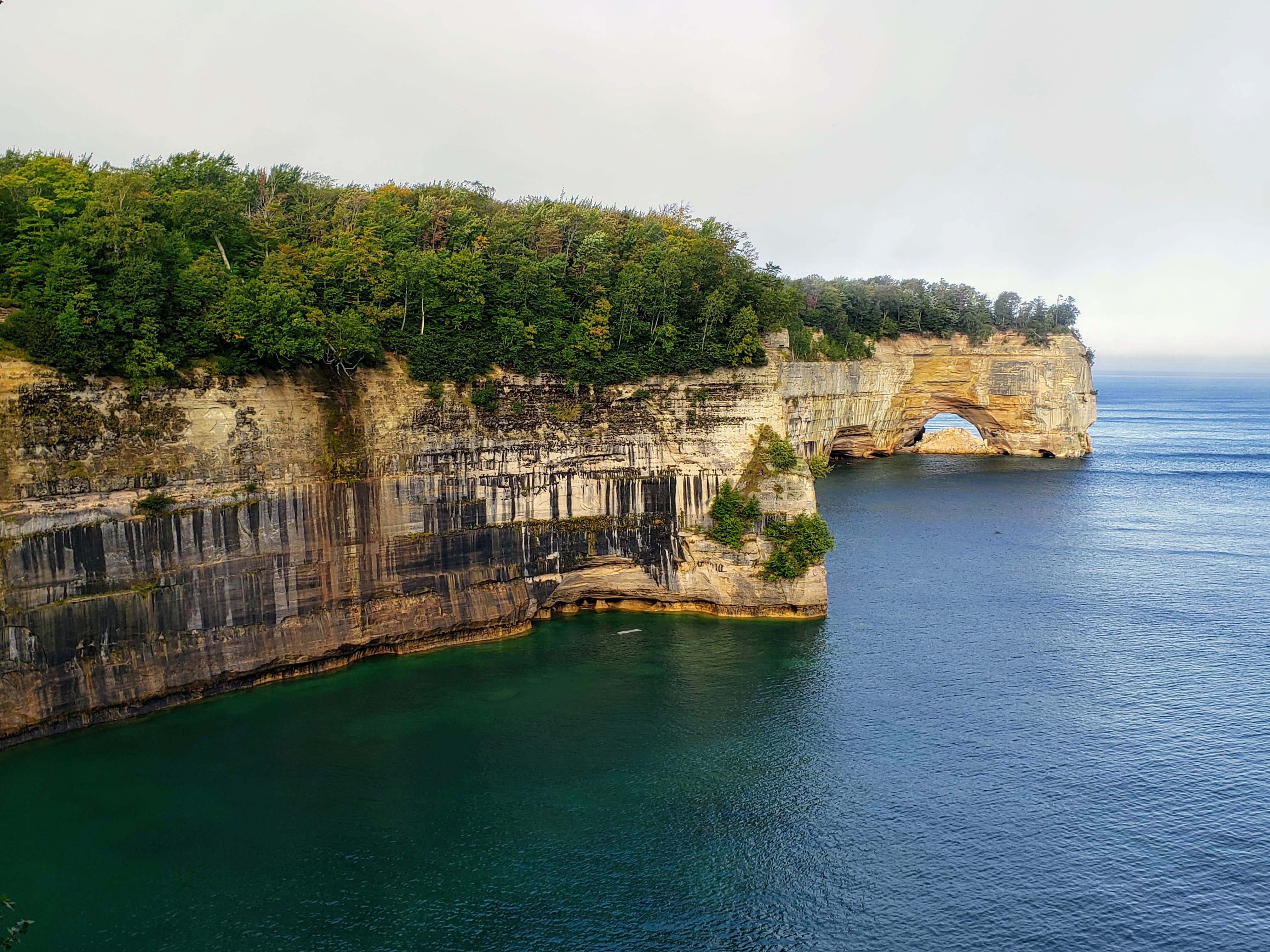 Backpacking in Pictured Rocks along Lake Superior delivers views of ...