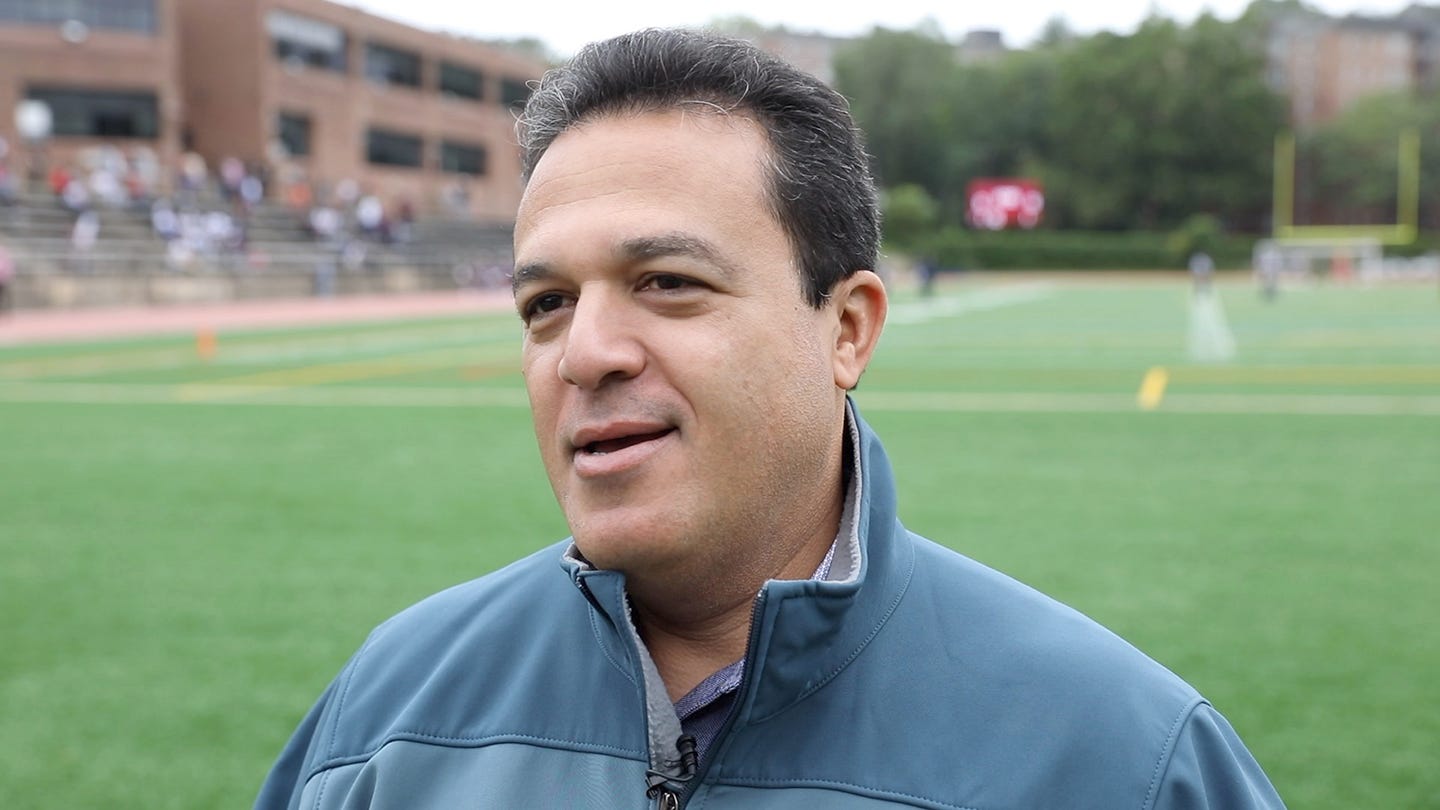 Edwin Quezada, Yonkers Schools Superintendent, photographed at Roosevelt High School in Yonkers on Saturday, September 14, 2019.
