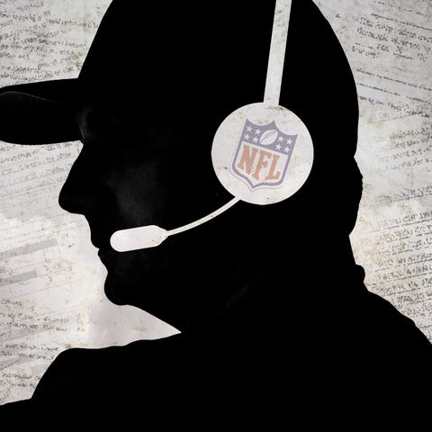 NFL coach silhouette