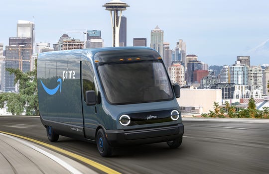 Amazon announced the order of 100,000 electric delivery vehicles from Rivian, the largest order ever of electric delivery vehicles, with vans starting to deliver packages to customers in 2021.