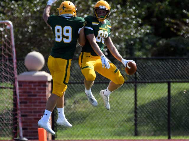 St Norbert College Football Wideout Samuel Staehling Enjoys