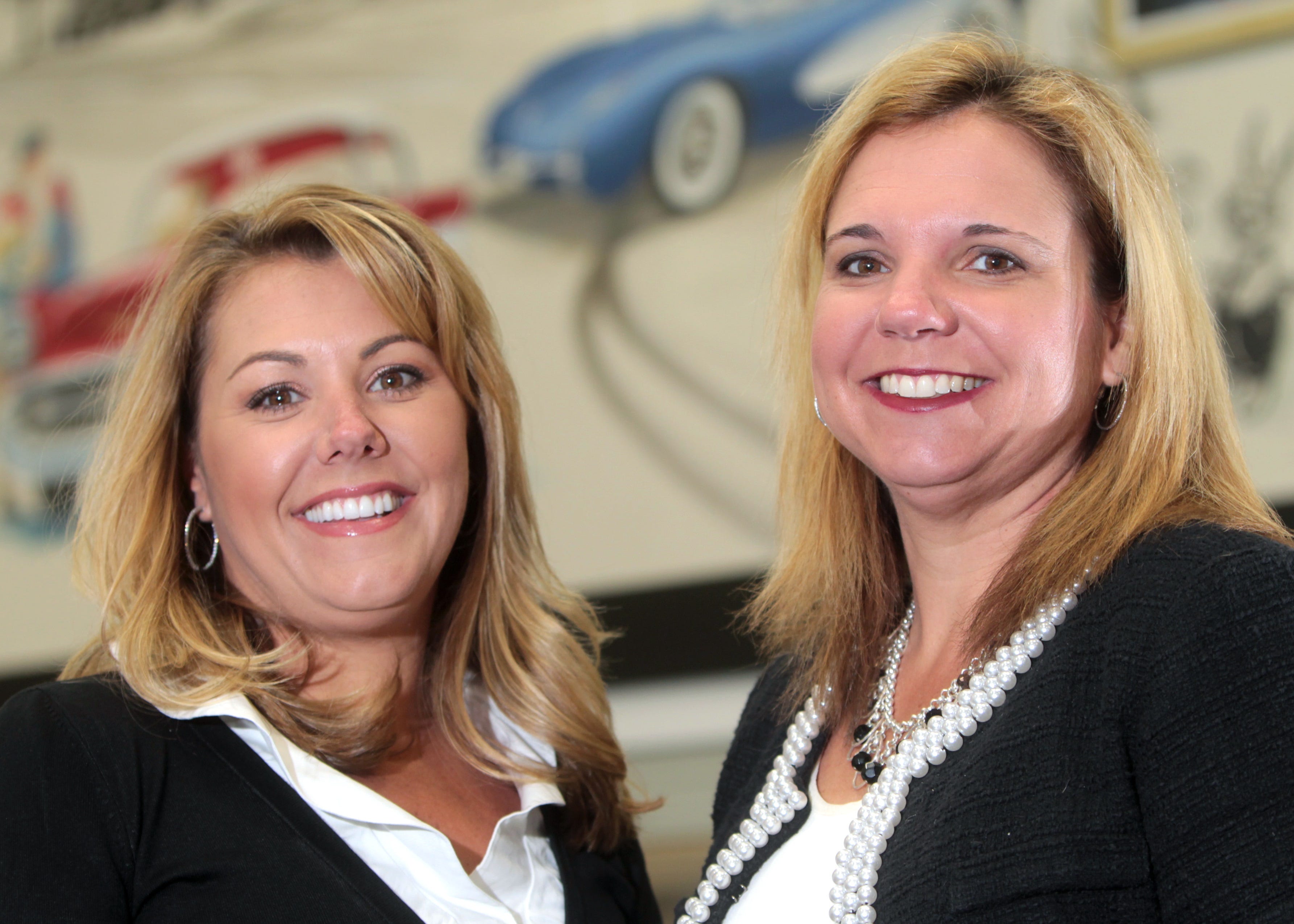 Courtney Cole and Monica Peck of Hare Chevrolet