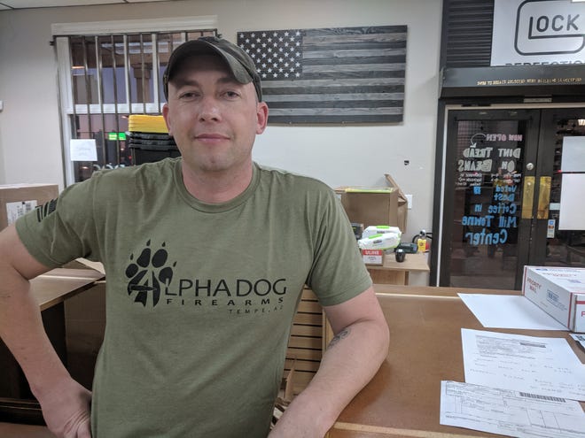 Matt Boggs, co-owner of Alpha Dog Firearms in Tempe, said he sold his home and quit his sales job to open up a gun store about 2½ years ago.