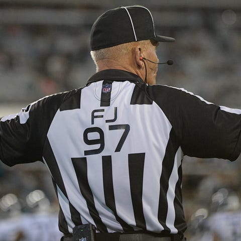 NFL field judge Tom Hill (97) during the second ha