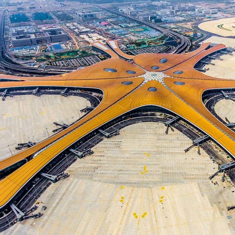 The terminal of the new Beijing Daxing Internation