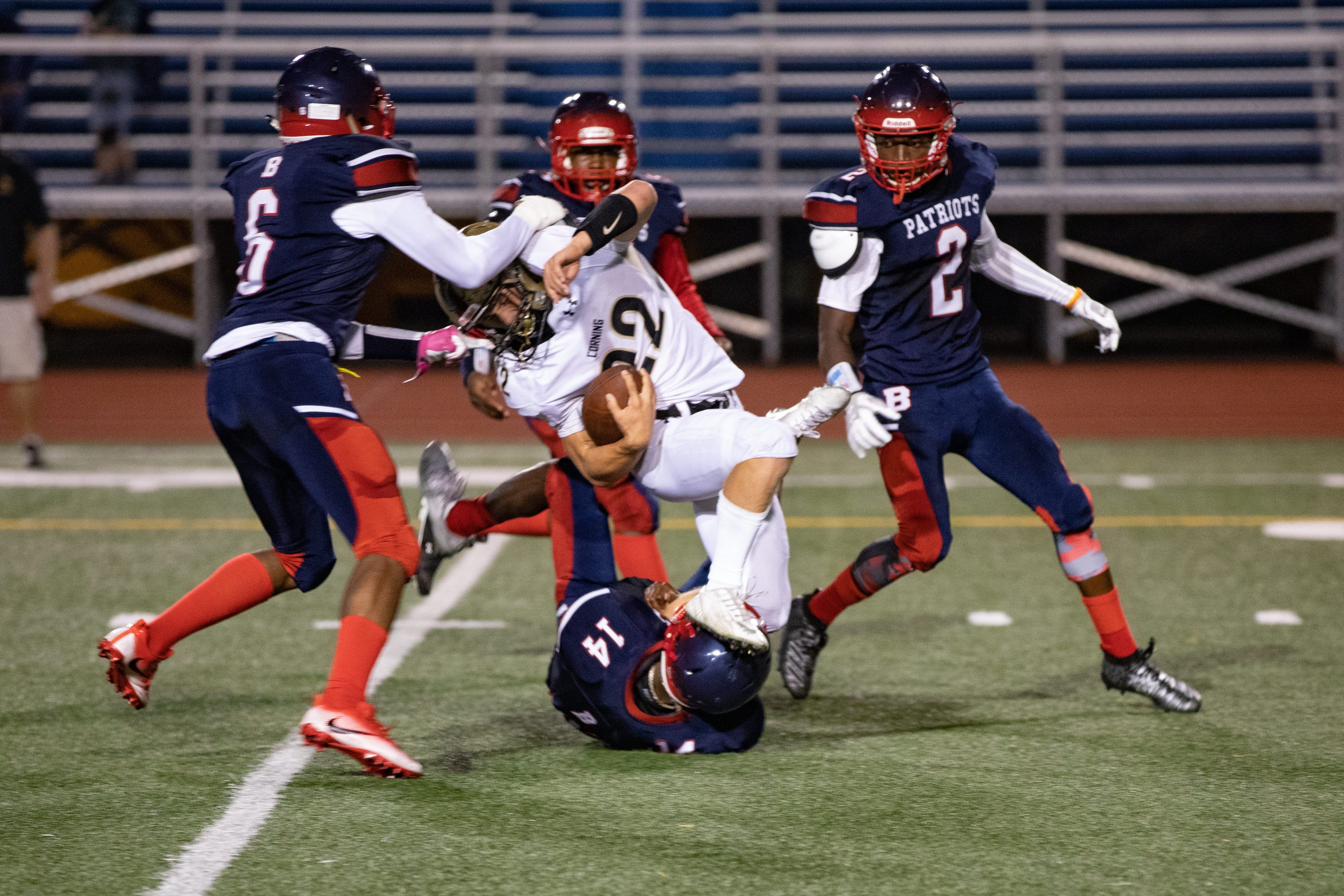 Corning's football team improves to 30 with big win over Binghamton