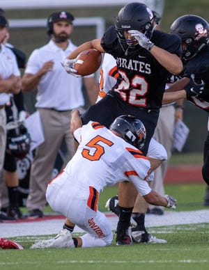 Sal Patierno ran 12 times for 112 yards and a touchdown in Pinckney's 34-6 victory over Ypsilanti.