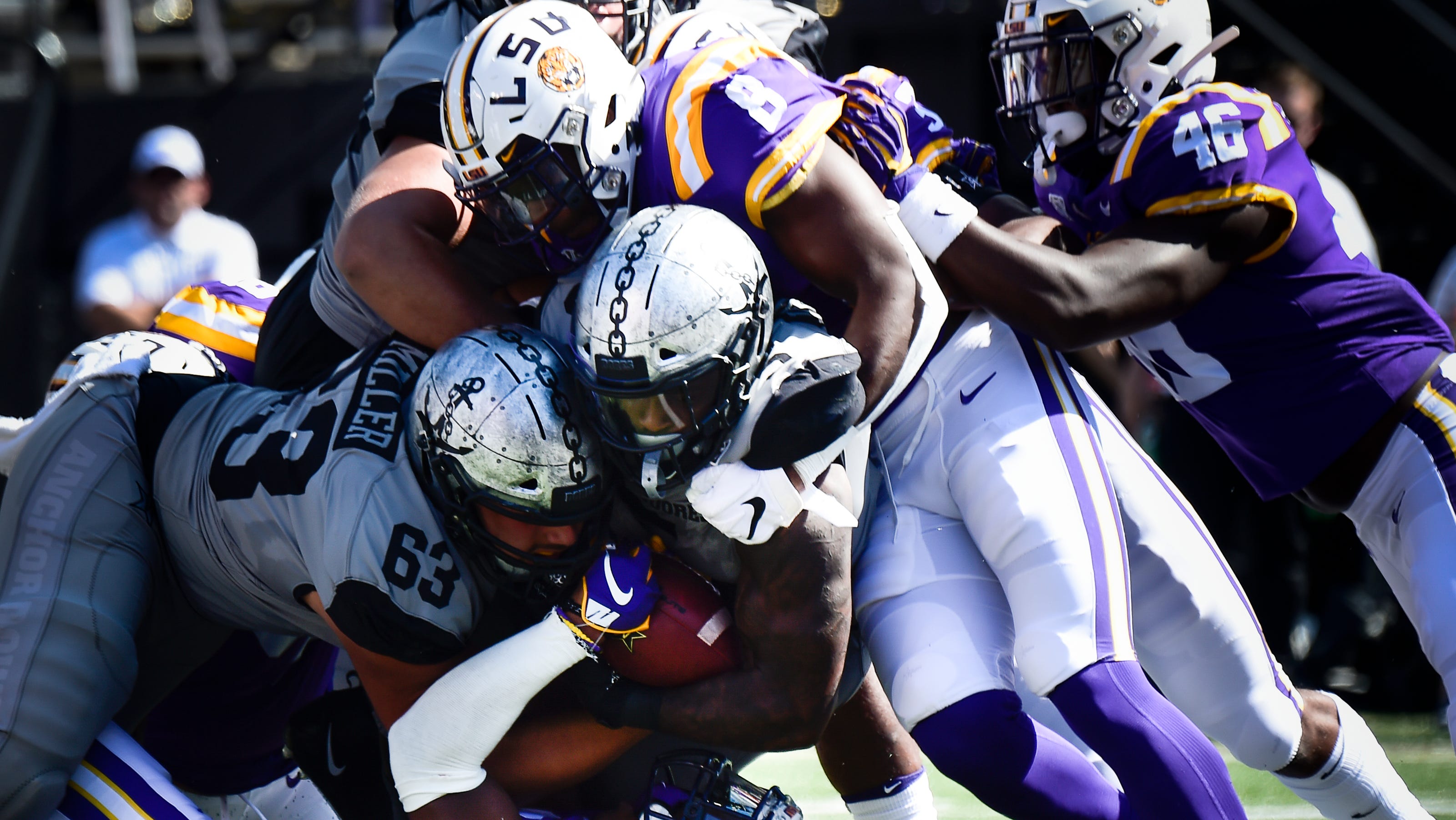 Vanderbilt Football Falls Hard 66 38 To No 5 Lsu