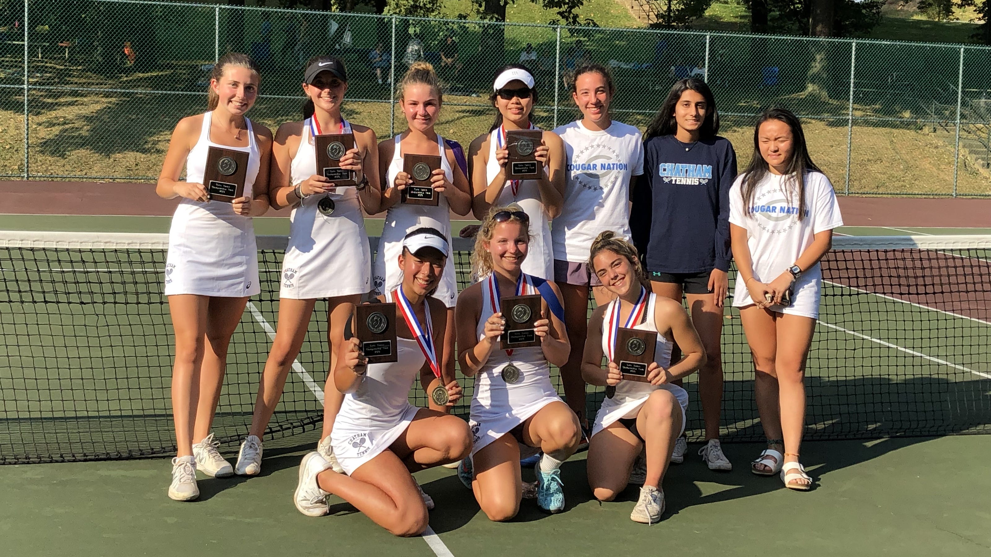 Chatham Girls Tennis Earns Seventh Straight Morris County Tournament Title