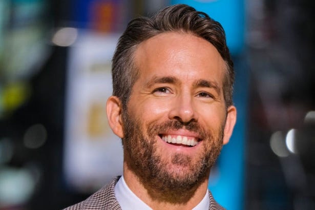 Ryan Reynolds teased that his two daughters are responsible for not looking his best in an Aviation Gin ad.