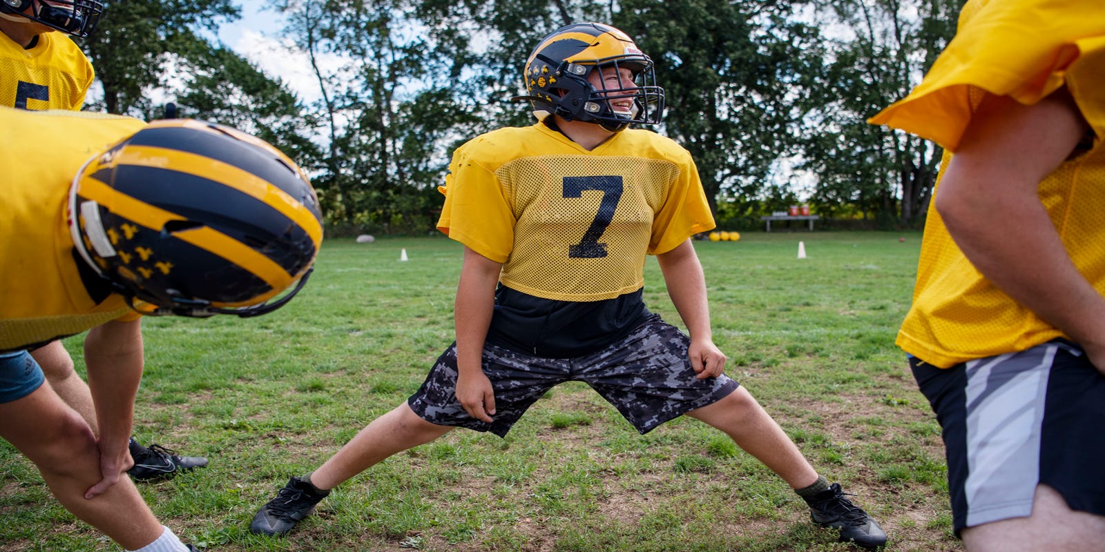 Born With Clubfoot Climax Scotts Football Player Plays Through