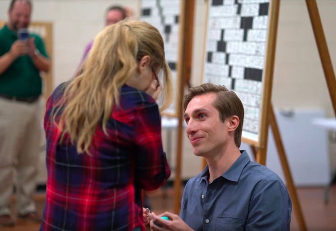 Will Shortz Helps Crossword Fan Get His Marriage Proposal Across