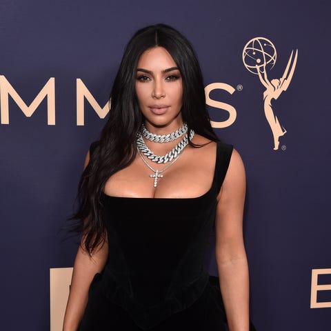 Kim Kardashian West walks the red carpet before th