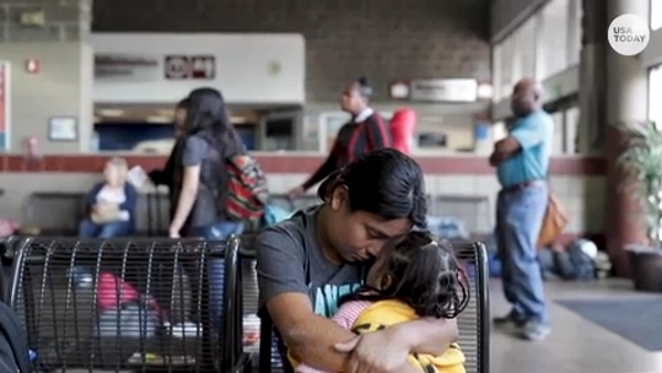 After crossing the Rio Grande into the U.S. with h