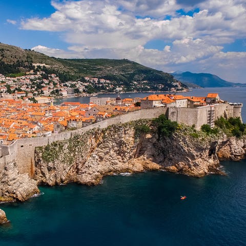 Poised above the sparkling Adriatic Sea, Dubrovnik