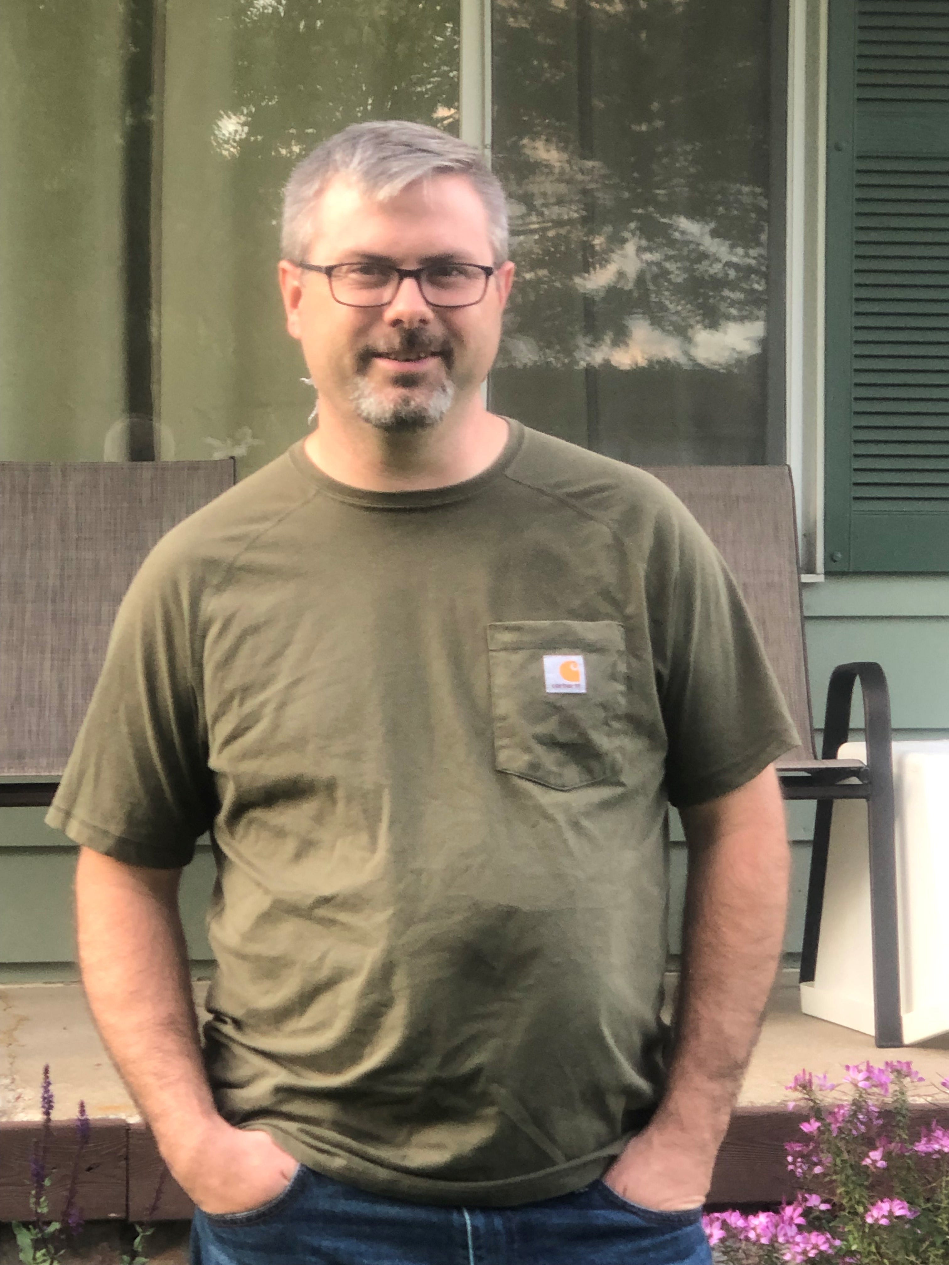 Mat Bard works as a temporary employee at GM's Flint Assembly. He is hoping that GM and the UAW will agree to a path for him to become a permanent GM employee.