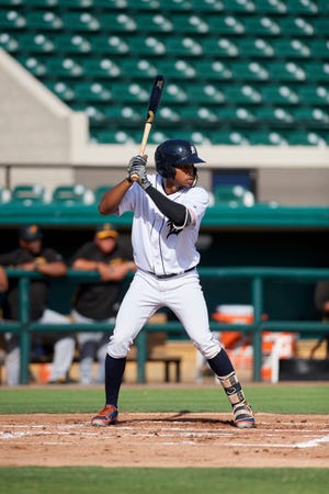 Tigers outfield prospect Jose Azocar hit .286 in 129 games at Double-A Erie this season.