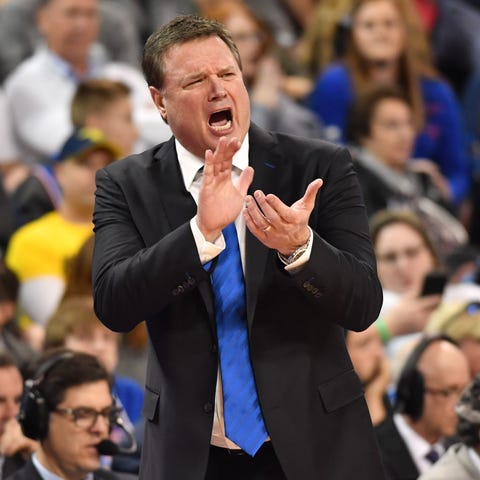 Kansas Jayhawks head coach Bill Self.