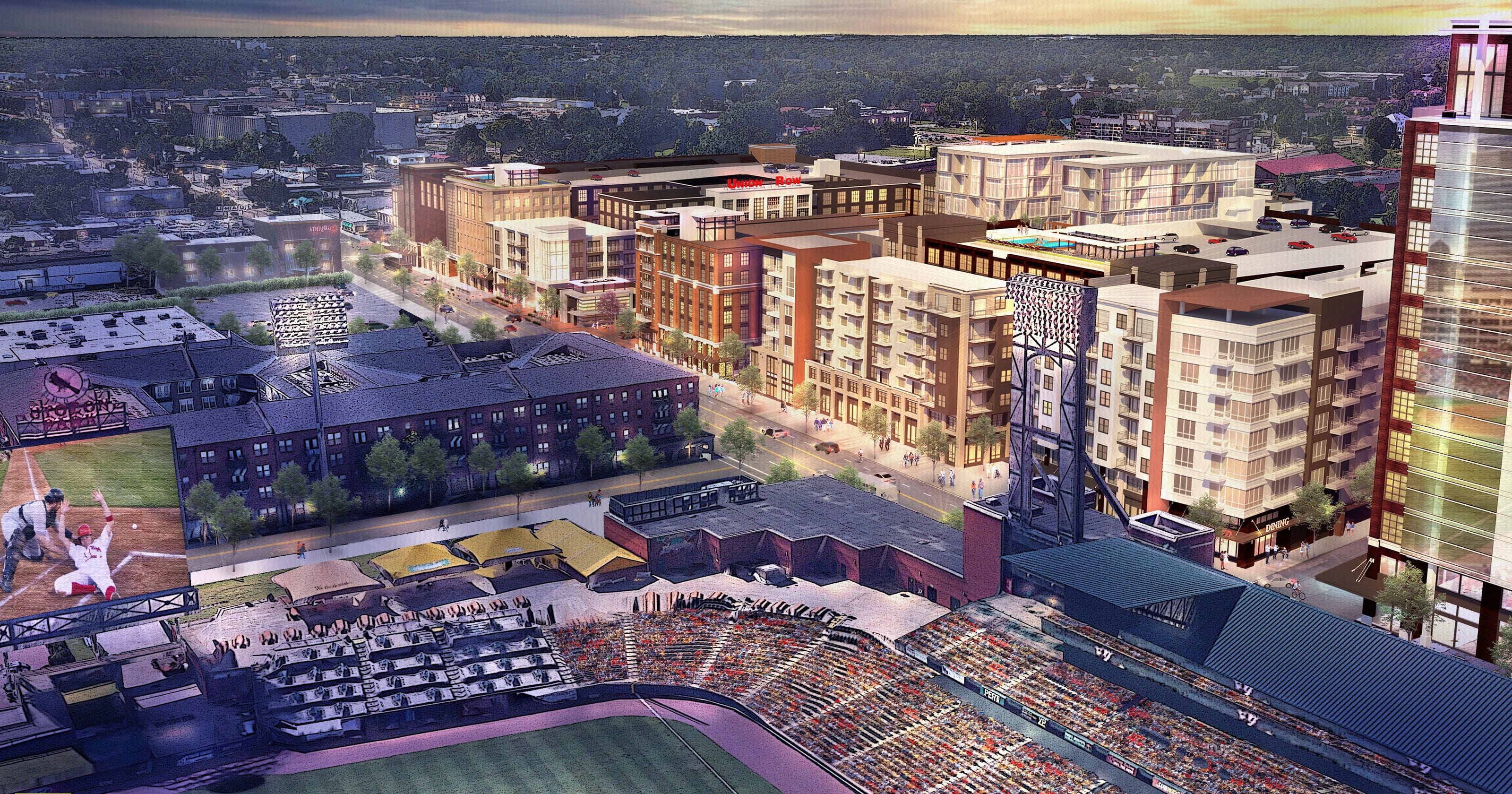 2 Downtown Memphis grocery stores possible in expanded Union Row plan