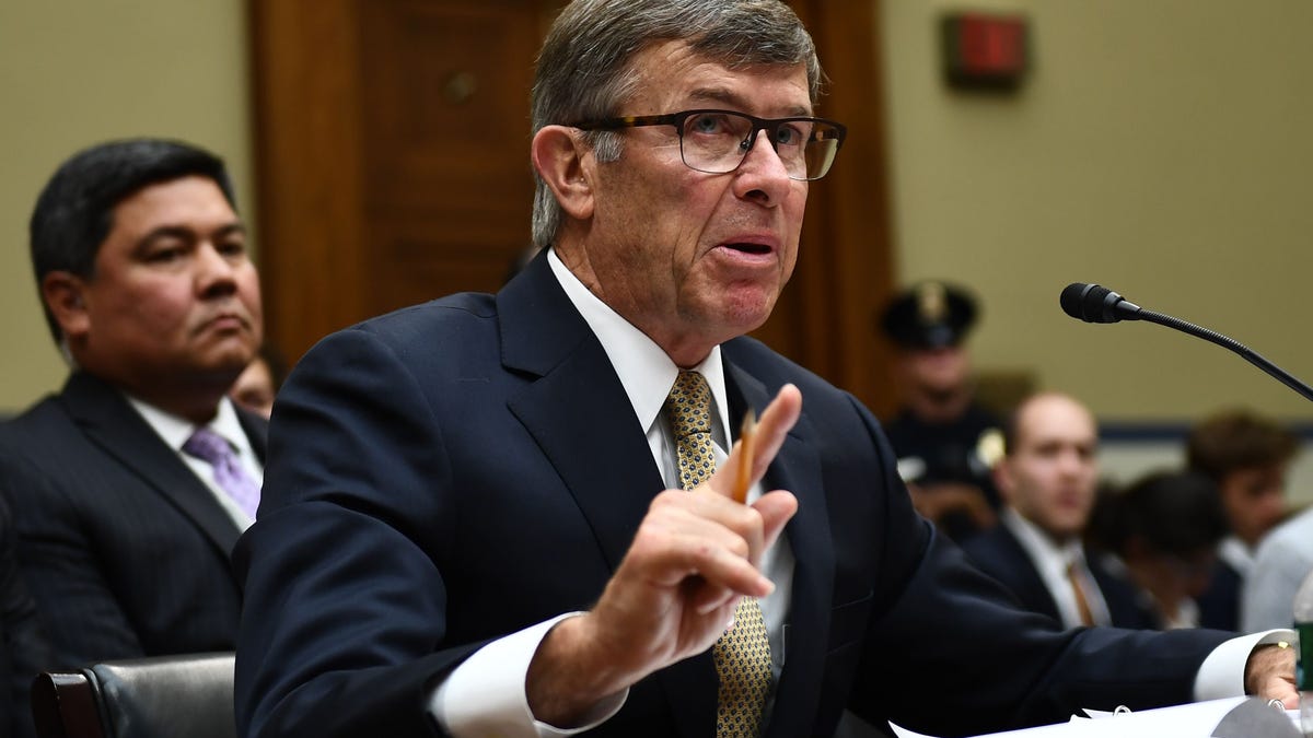 Acting Director of National Intelligence Joseph Maguire testifies before a hearing of the House Permanent Select Committee on Intelligence on September 26, 2019, in Washington, DC.
