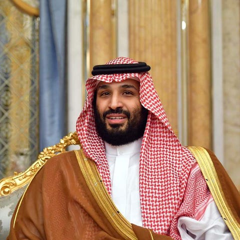 Saudi Arabia's Crown Prince Mohammed bin Salman at