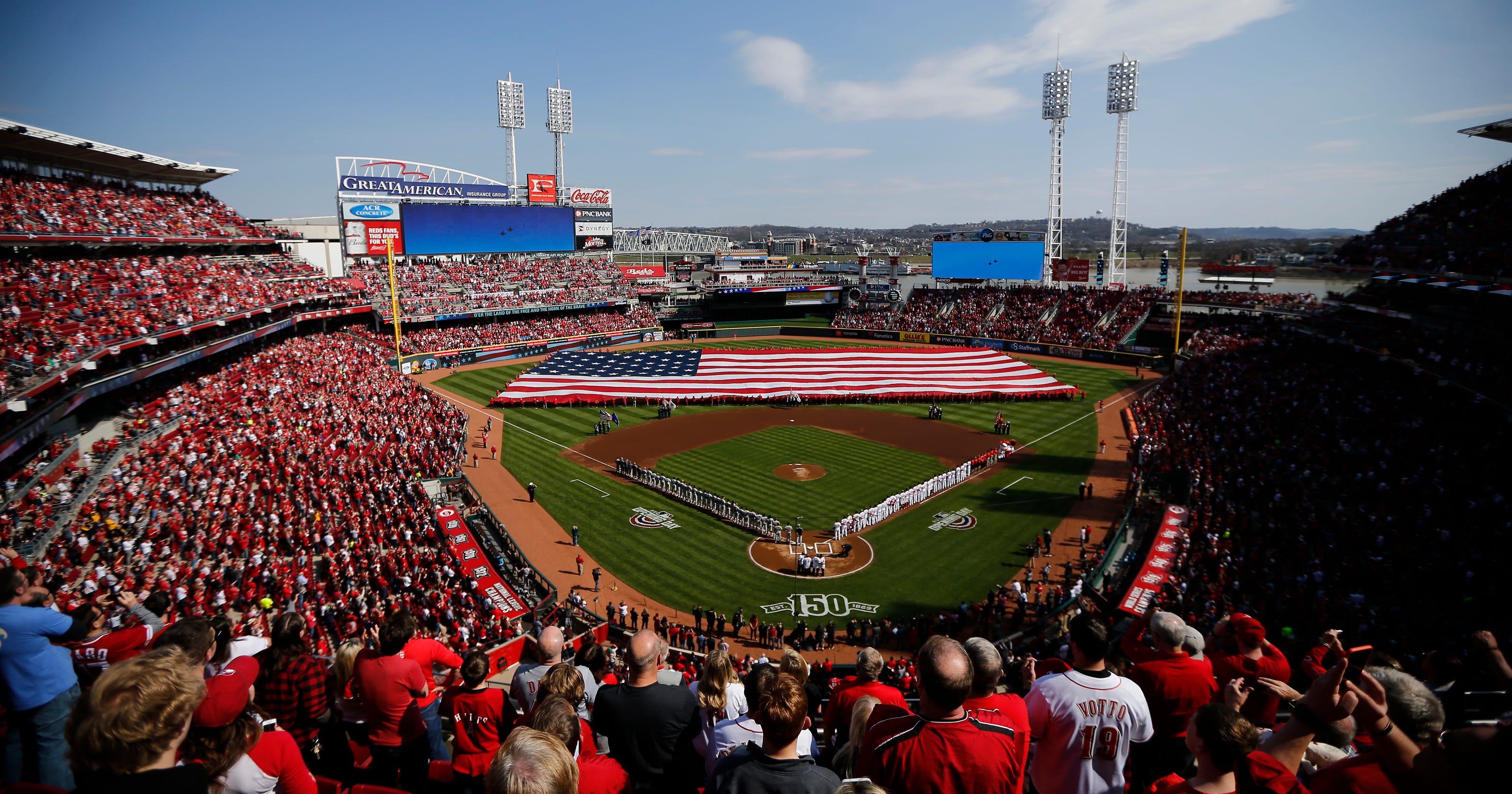 Cincinnati Reds Opening Day 2024 Ivory Marlie