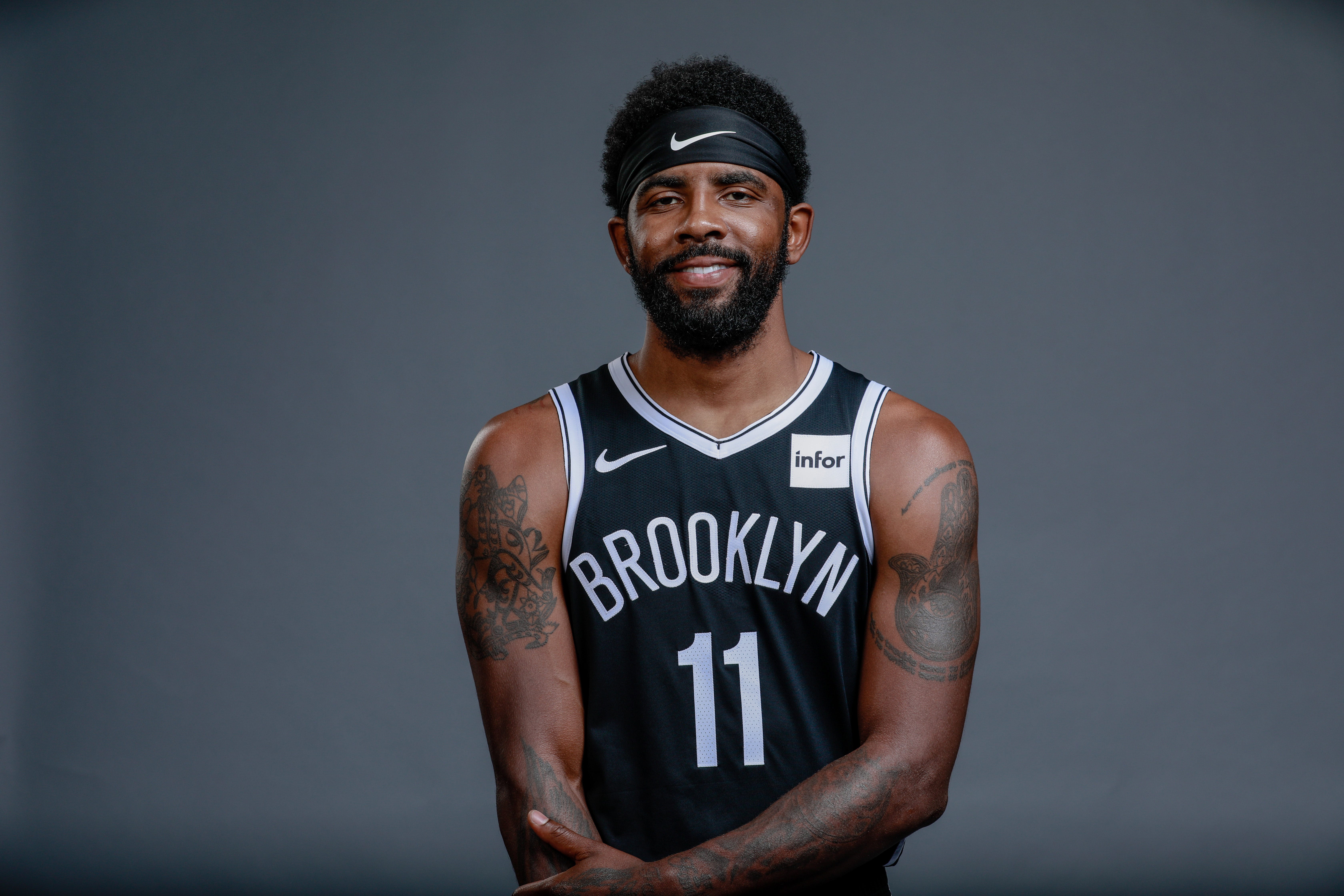 Kyrie Irving, now with the Nets 