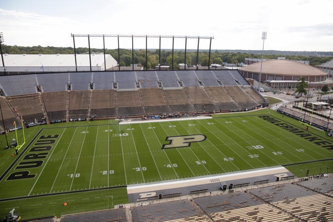 Ross-Ade Stadium prior to a NCAA football game between the Purdue Boilermakers and the Minnesota Gophers, Saturday, Sept. 28, 2019 in West Lafayette.