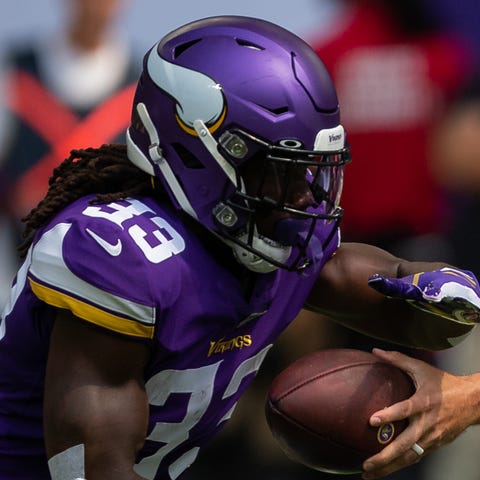 Vikings RB Dalvin Cook (33) is demonstrating that 