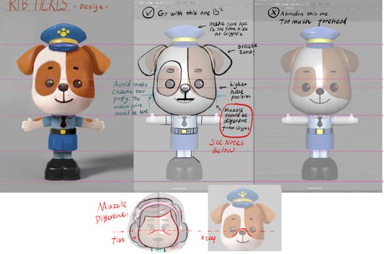 Rib Tickles was eaten by a cat in "Toy Story 4" and then ended up on the cutting room floor.