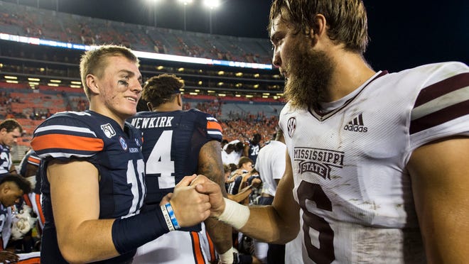 Mississippi State Bulldog Mascot Hit By Auburn Football Player