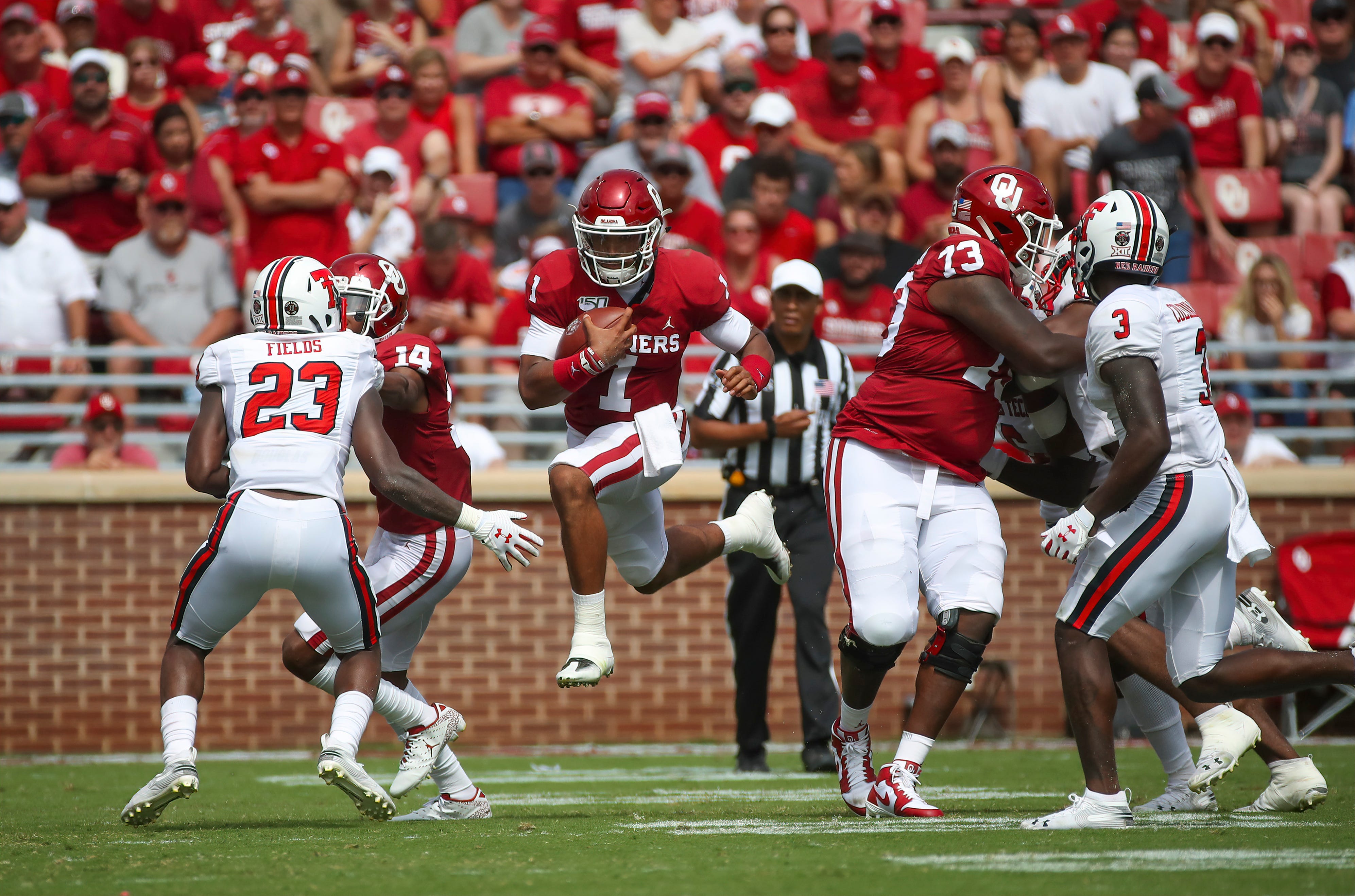 QB Jalen Hurts, Alabama - Crédit photo : Kevin Jairaj, Kevin Jairaj-USA TOD...