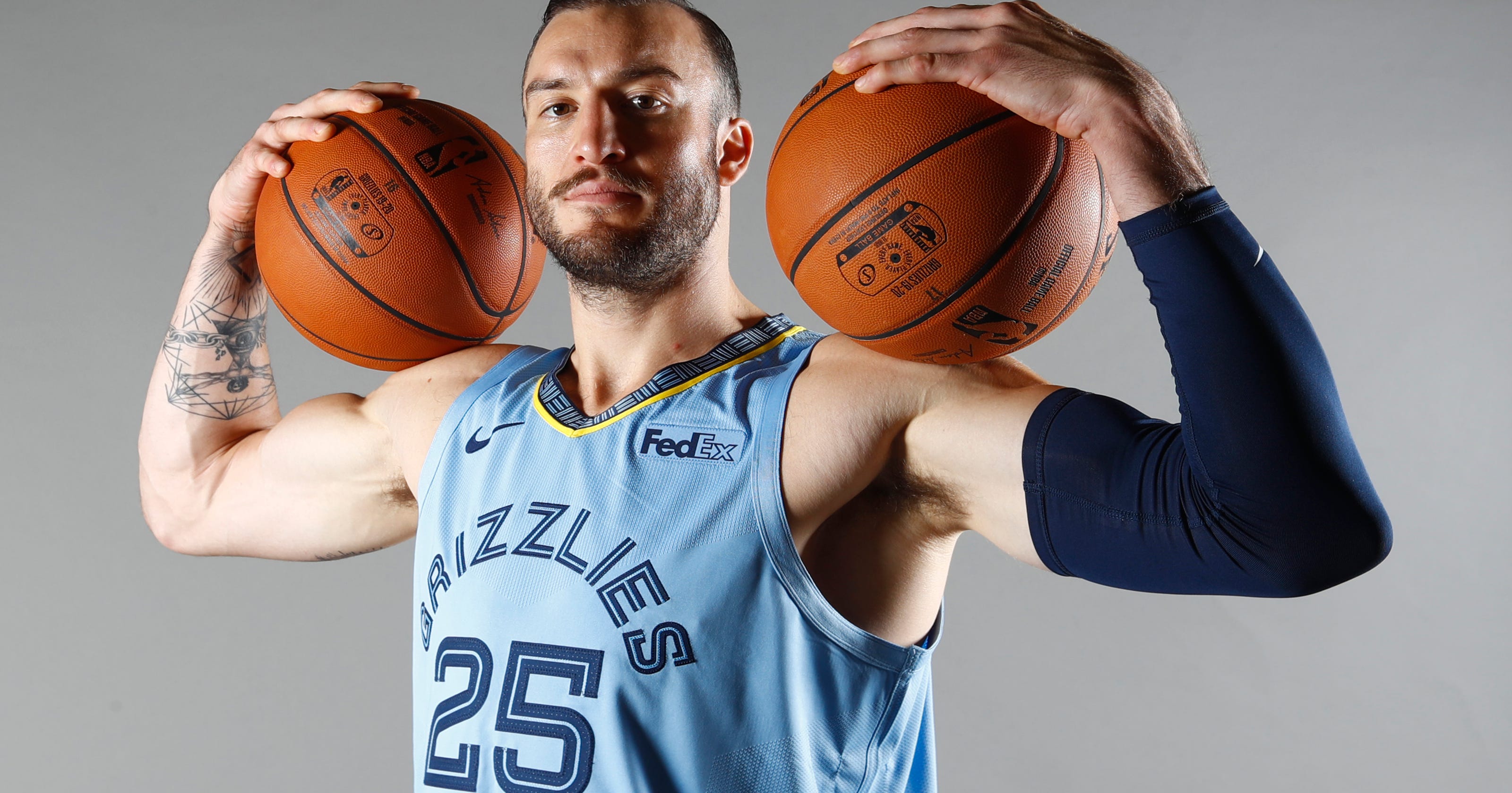 Memphis Grizzlies preseason roster Miles Plumlee can shoot 3pointers?