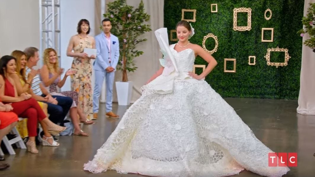 Palm Springs Costume Designer Frank Cazares Creates Toilet Paper Gown