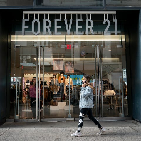 A Forever 21 store stands in Herald Square in Manh