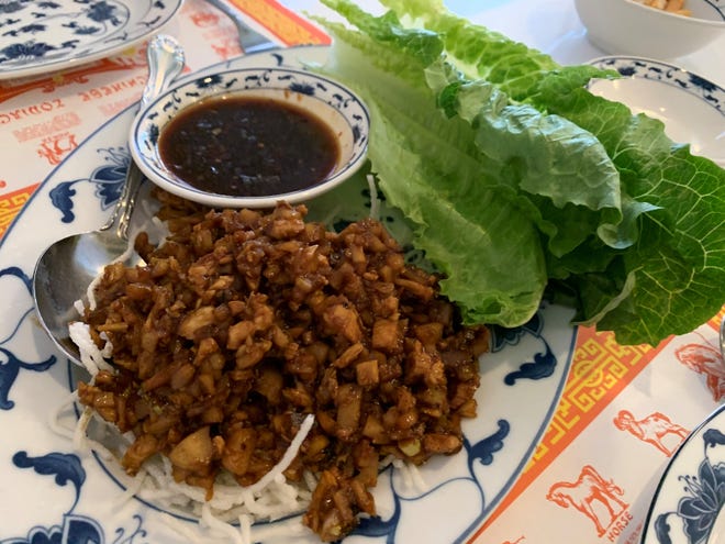 The lettuce wraps from Su's Garden, Marco Island. 