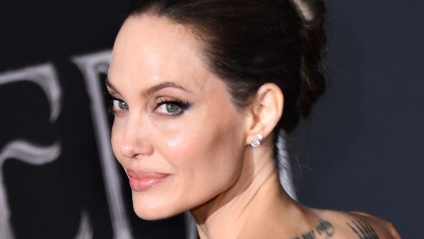US actress Angelina Jolie arrives for the world pr