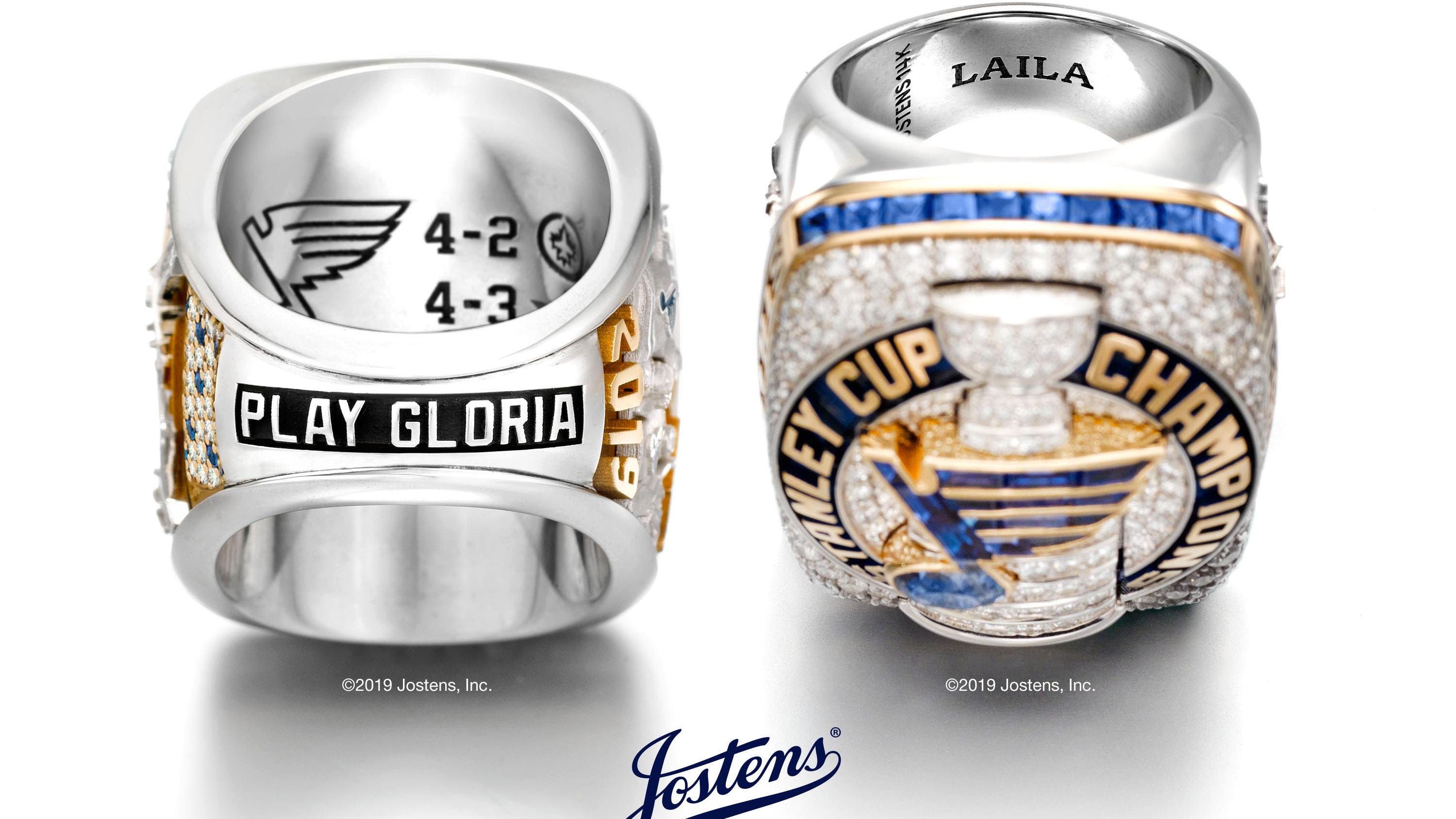 St Louis Blues Championship Rings Detail Their Stanley Cup