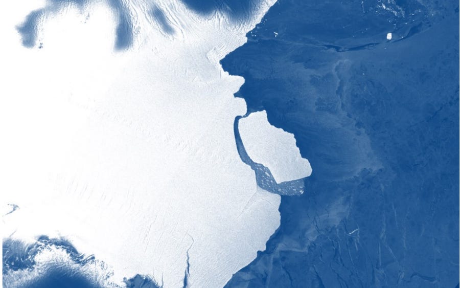 A roughly 600-square-mile iceberg named D-28 has broken off of Antarctica's Amery Ice Shelf.