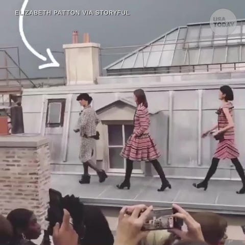 Gigi Hadid saves the day on Chanel runway after wo