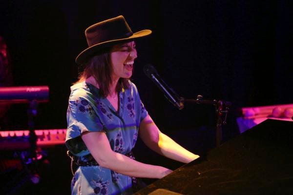 Sara Bareilles performs at the Troubadour on Tuesday, March 19, 2019, in West Hollywood, Calif. (Photo by Willy Sanjuan/Invision/AP)