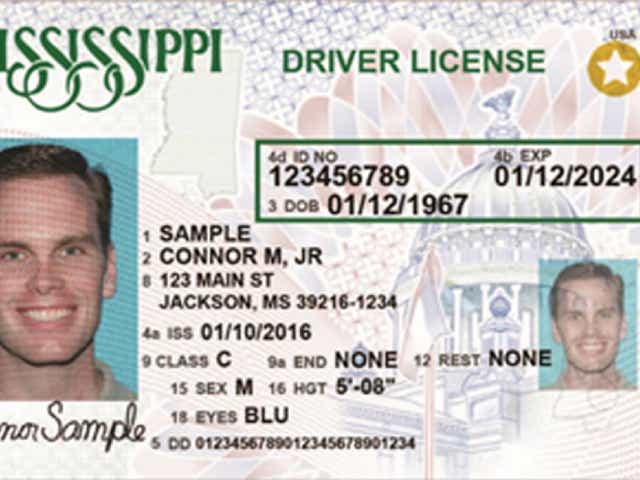 Real Id Mississippi Driver S License You Need One To Fly