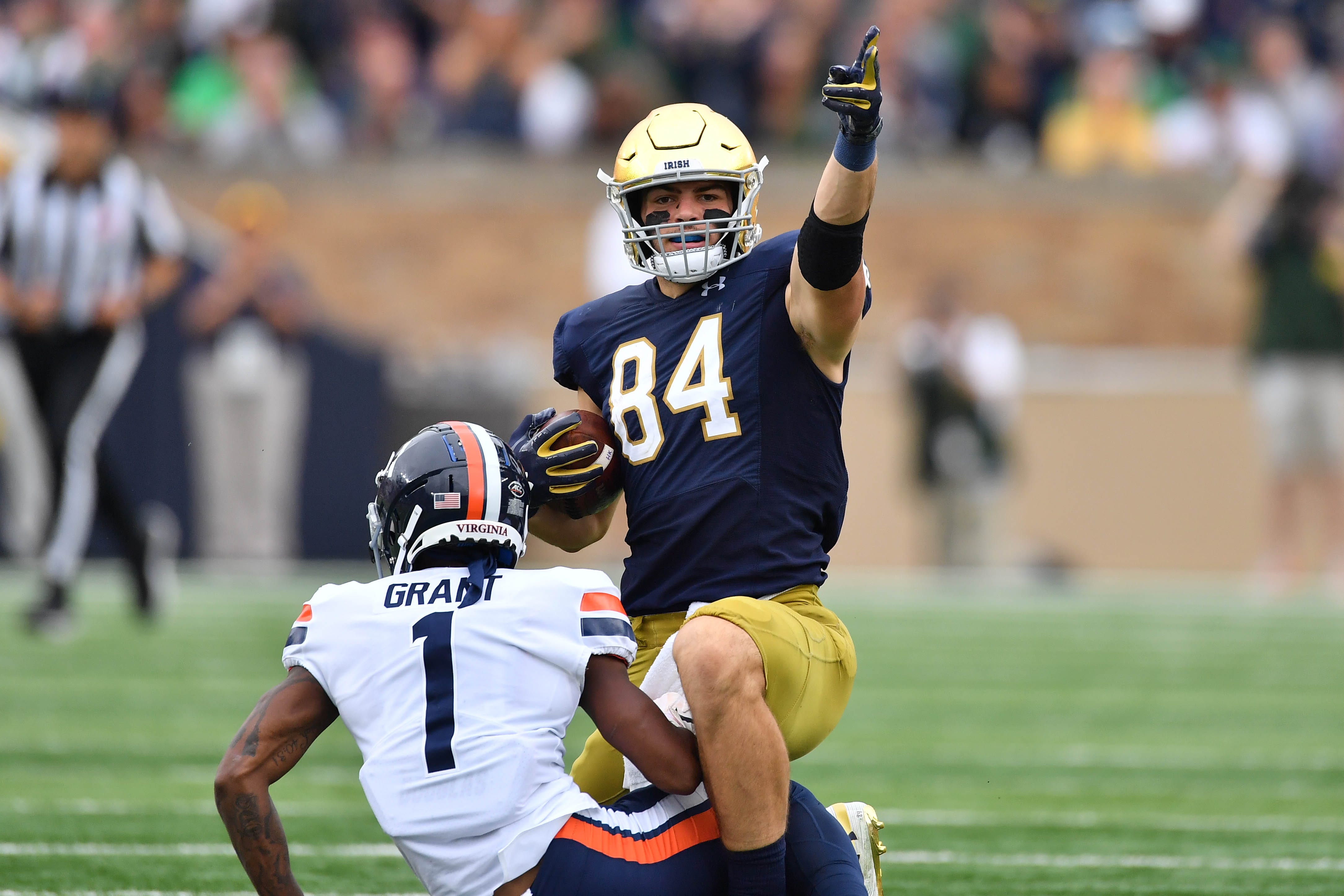 Notre Dame Football Te Cole Kmet Almost Gave Up Football Notre Dame Football Te Cole Kmet Almost Gave Up Football